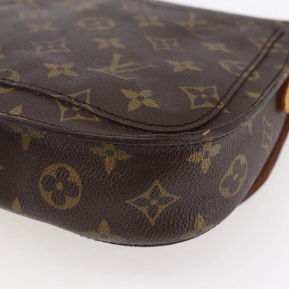 LOUIS VUITTON Monogram Saint Cloud MM Shoulder Bag M51243 LV Auth BA6501 - Picture 4 of 16